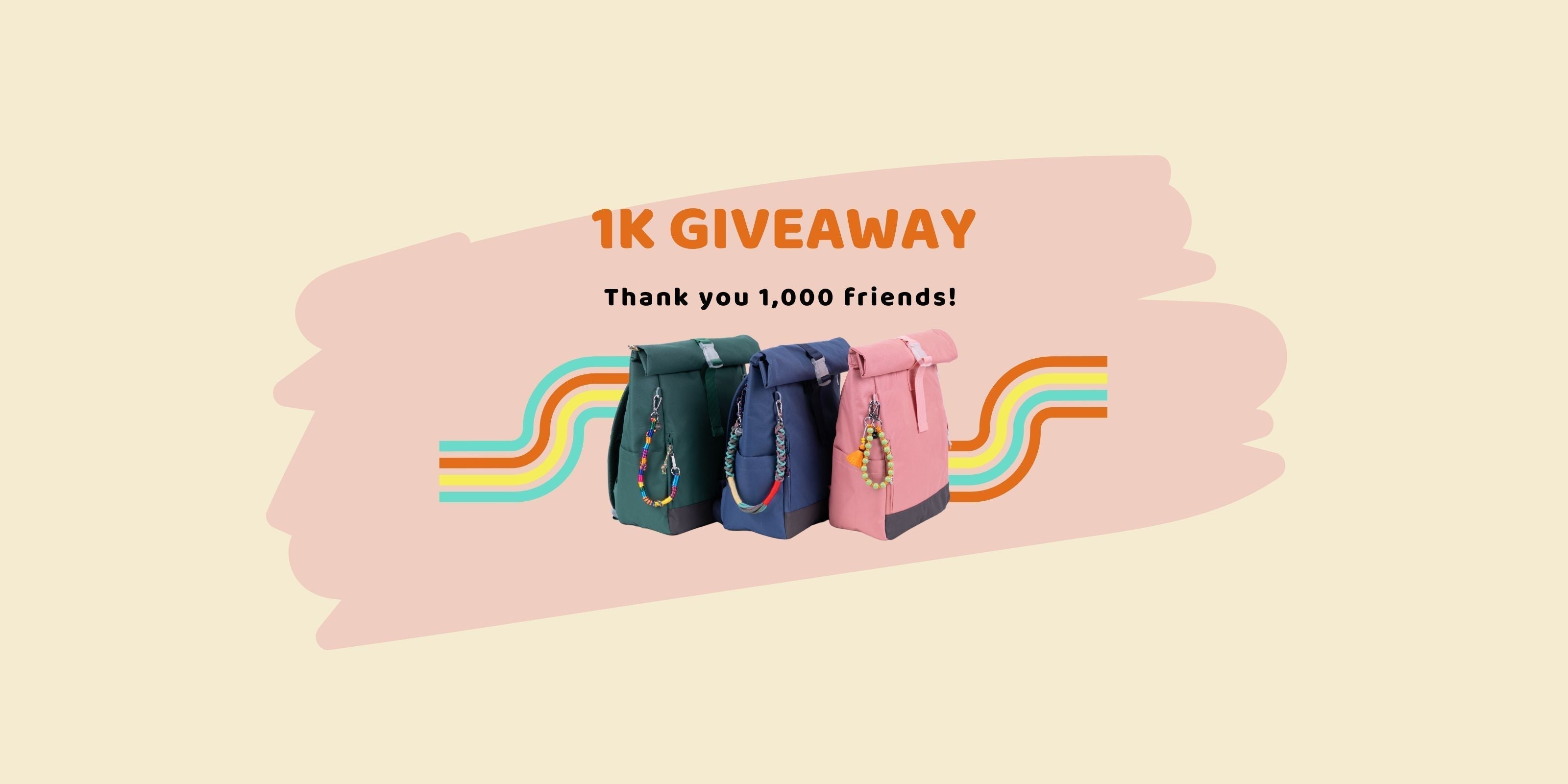 1K Giveaway - Thank you 1000 friends!