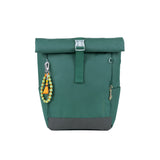 Ari Rolltop Backpack Set | Rowan Bag Charm, Forest Green