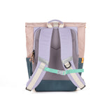 Ari+ Rolltop Backpack Set | Bag Charms, Patch & Chest Strap, Lavender Pink
