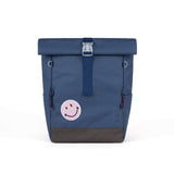 Ari Rolltop Backpack Set | Sticker Patch, Midnight Blue