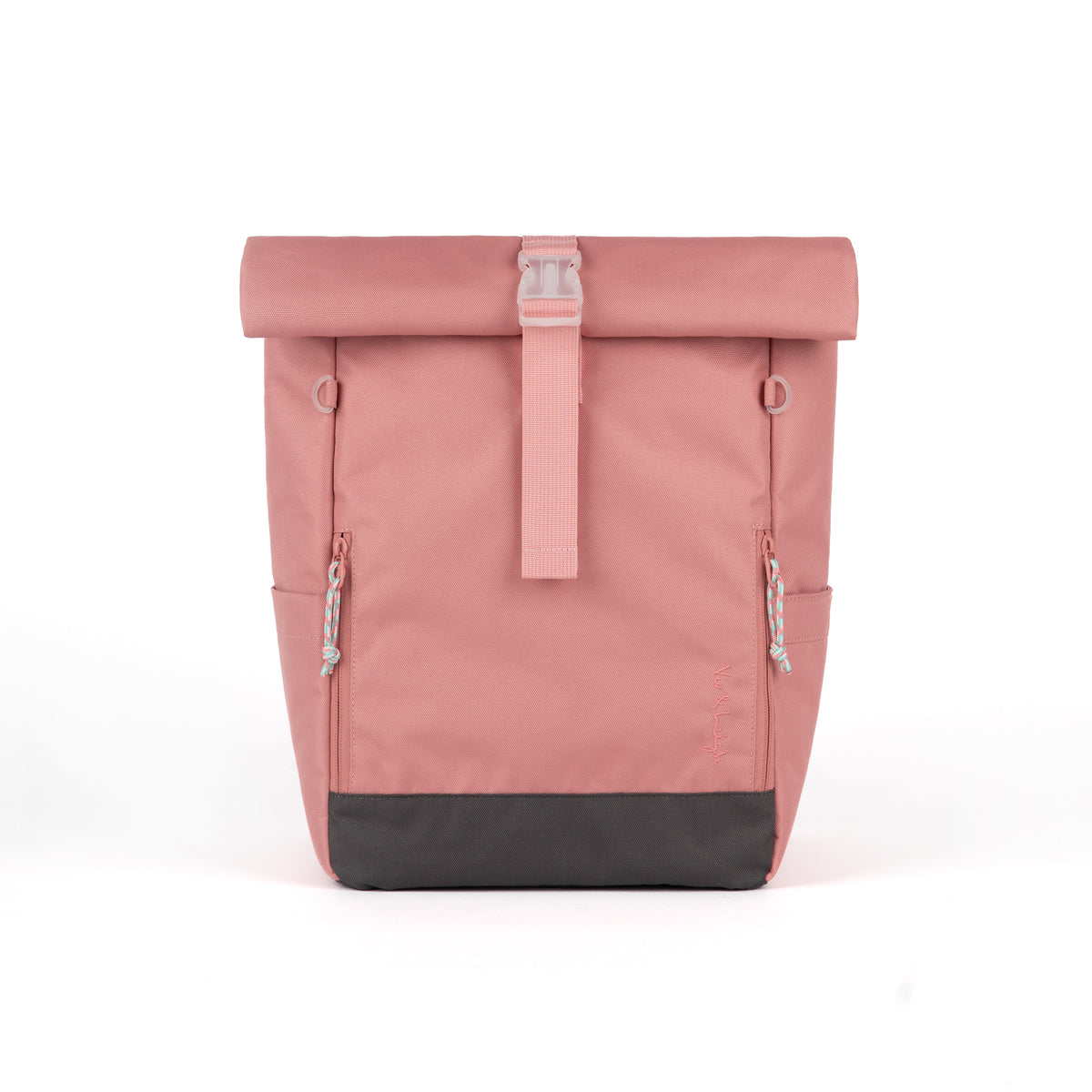 Mela Pink Roll-Top Backpack New Rebels Mart New York Soft Pink 19L Backpack Rolltop  main image 4