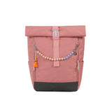 Ari Rolltop Backpack Set | Rowan Bag Charm, Rosewood Pink