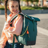 Ari Rolltop Backpack Set | Chest Strap, Forest Green