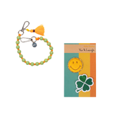 Rowan Beaded Bag Charm + Sticker Patch Set